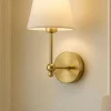 Seinävalaisin Linento Lighting BRZ-343417, ø10-15cm, E27, max. 40W, IP20, kerma/kulta