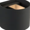 Seinävalaisin Lucide Xio LED pyöreä 1x4W harmaa