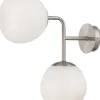 Seinävalaisin Maytoni Modern Erich 2-osainen nikkeli