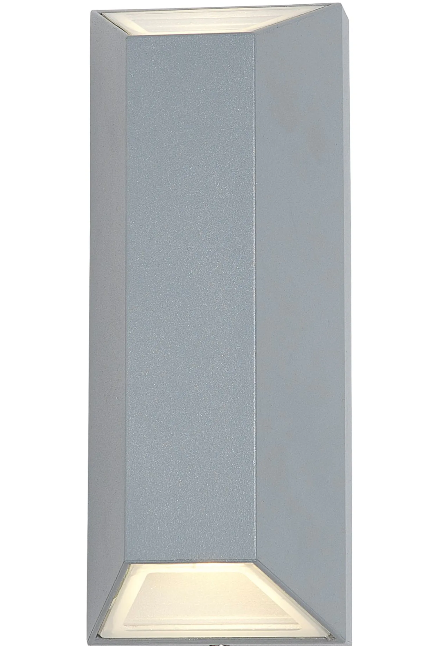 Seinävalaisin Sala IP44 90x90x220 mm ylös/alas harmaa