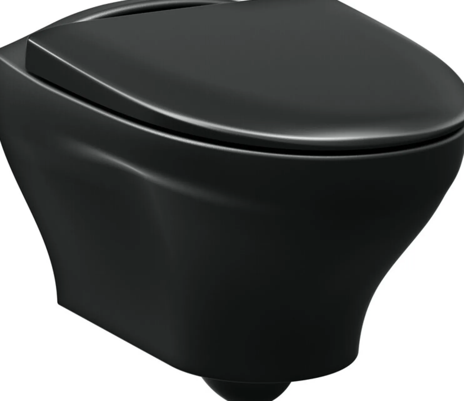 Seinä-WC-istuin Gustavsberg Estetic 8330 WWC C+, mattamusta
