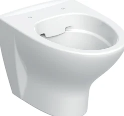 Seinä-WC-istuin IDO Glow Style Rimfree, huuhtelukaulukseton, 50,5 cm, valkoinen