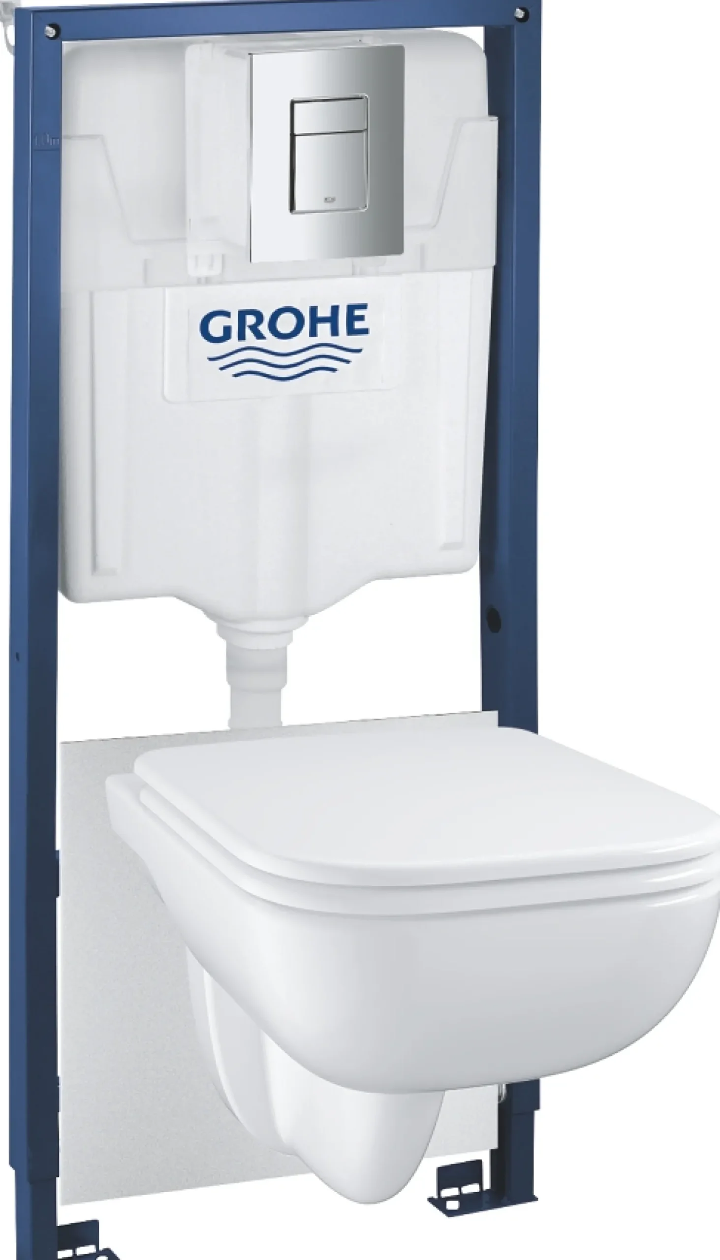Seinä-WC-paketti Grohe Solido 5-in-1, valkoinen