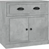 Senkki betoninharmaa 70x35,5x67,5 cm tekninen puu (16428)