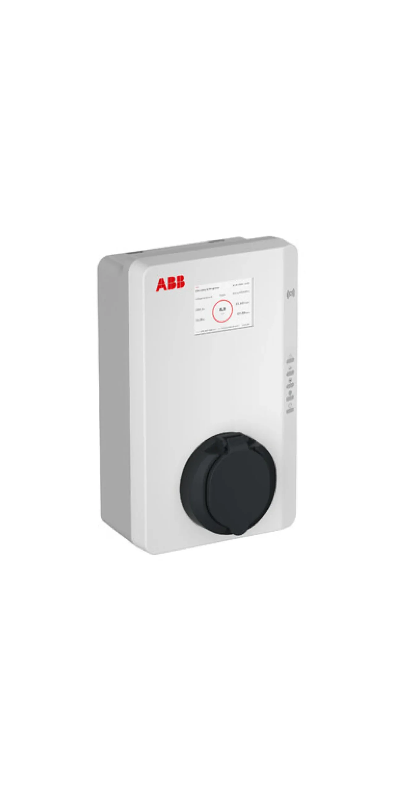 Sähköauton latausasema ABB Terra AC W22-T-RD-M-0 wallbox, Type2, 22kW(3x32A), MID sertifioitu näytöllä, RFID