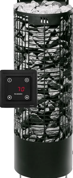 Sähkökiuas Mondex Kalla E2 WIFI 6,6 kW 6-9 m³ erillinen ohjaus eri värejä