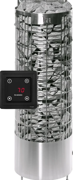 Sähkökiuas Mondex Kalla E2 WIFI 6,6 kW 6-9 m³ erillinen ohjaus eri värejä