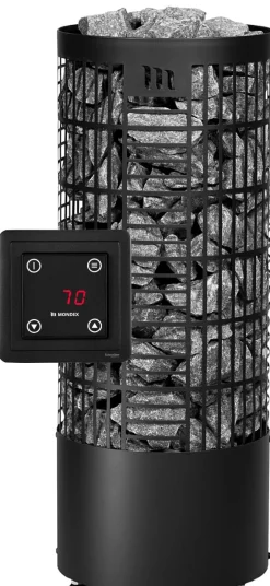 Sähkökiuas Mondex Tahko E2 WIFI 10,5 kW 12-22 m³ erillinen ohjaus eri värejä