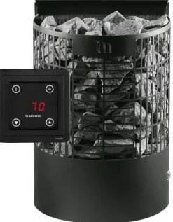 Sähkökiuas Mondex Teno E2 WIFI 9 kW 8-13 m³ erillinen ohjaus eri värejä