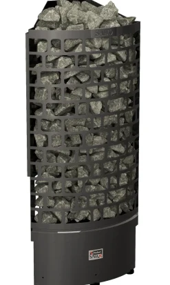 Sähkökiuas SAWO Aries Corner Black NS, 9kW, 8-14m³, erillinen ohjaus