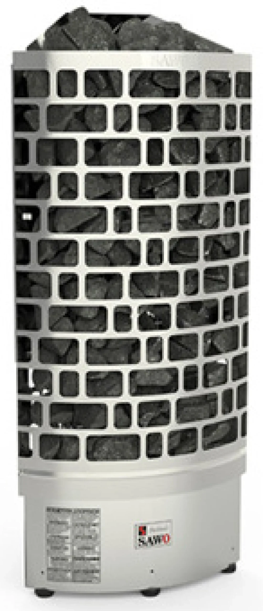 Sähkökiuas SAWO Aries Corner Premium 9 kW 8-13 m³ kiinteä ohjauskeskus