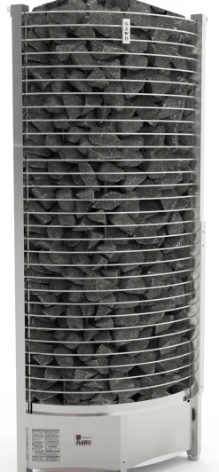 Sähkökiuas SAWO Corner Tower 10,5 kW 9-16 m³ erillinen ohjauskeskus