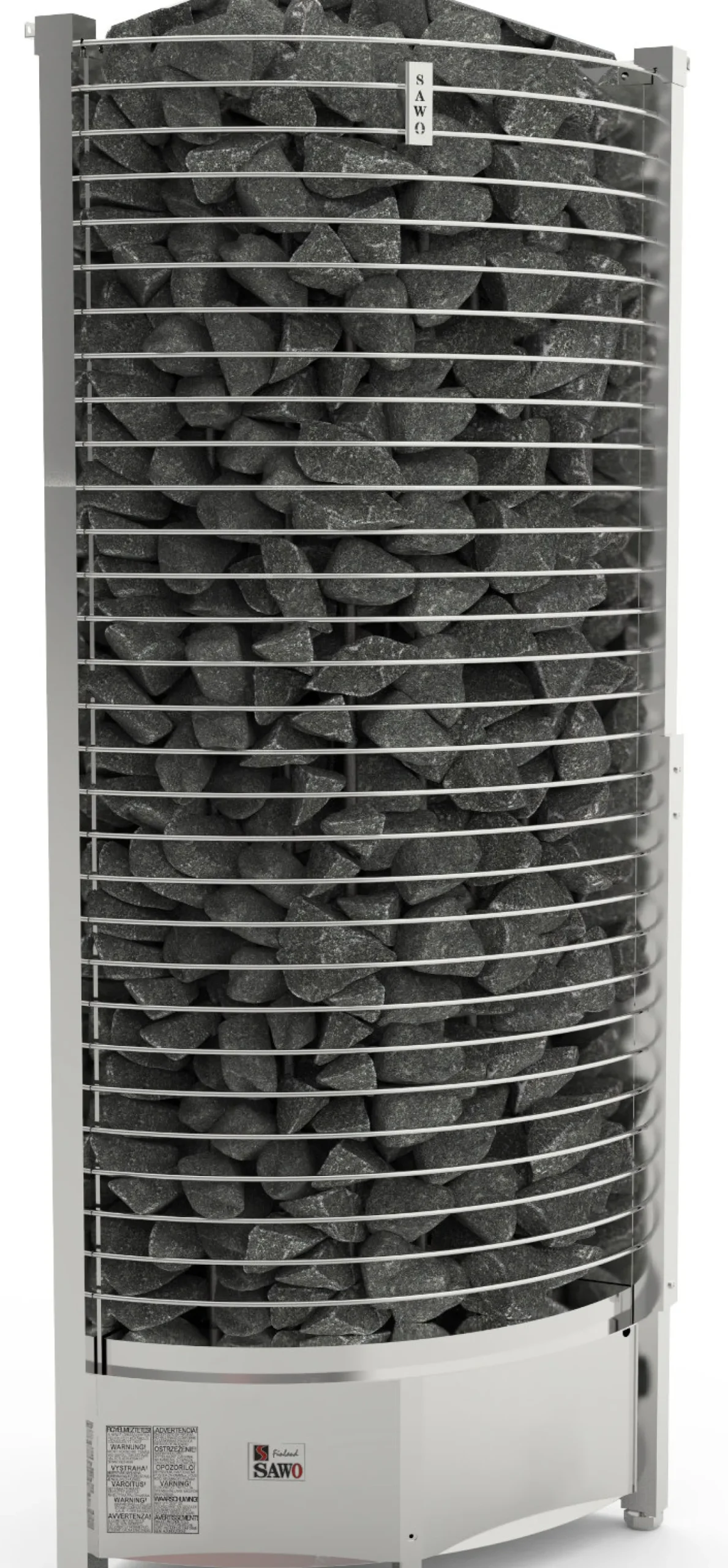 Sähkökiuas SAWO Corner Tower 10,5 kW 9-16 m³ erillinen ohjauskeskus