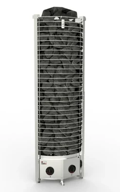 Sähkökiuas SAWO Corner Tower 3 kW 2-4 m³ kiinteä ohjauskeskus