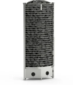 Sähkökiuas SAWO Corner Tower 8 kW 7-14 m³ kiinteä ohjauskeskus