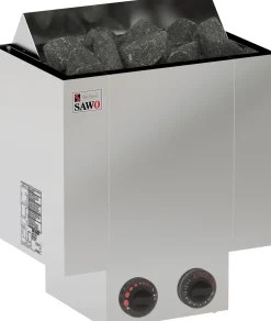 Sähkökiuas SAWO Nordex 6,0 kW 5-8 m³ kiinteä ohjauskeskus