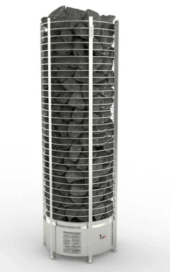 Sähkökiuas SAWO Round Tower 18 kW 18-30 m³ erillinen ohjauskeskus