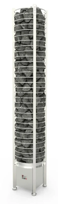 Sähkökiuas SAWO Round Tower 3 kW 2-4 m³ erillinen ohjauskeskus