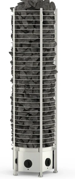 Sähkökiuas SAWO Round Tower 9 kW 8-15 m³ kiinteä ohjauskeskus