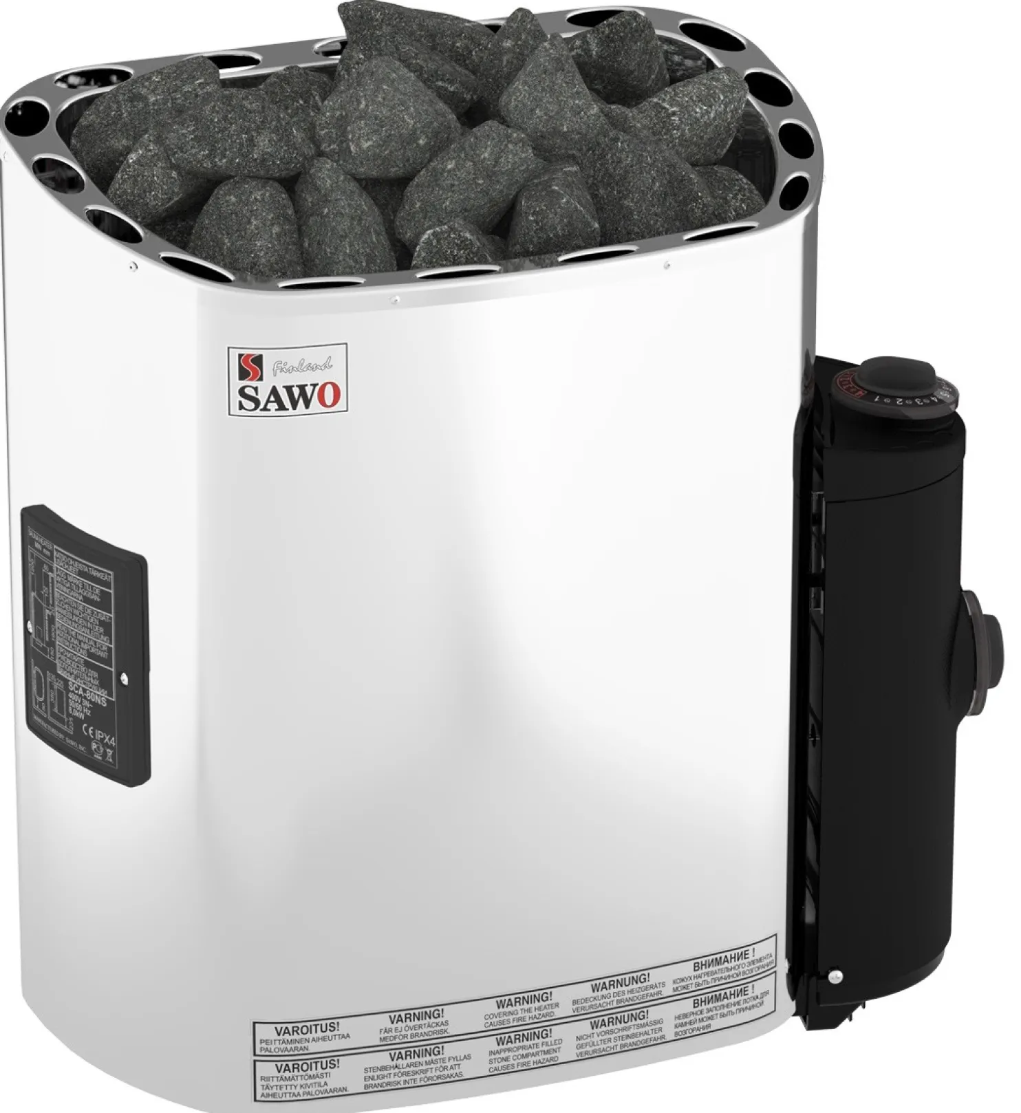 Sähkökiuas SAWO Scandia Trendline 4,5 kW 3-6 m³ kiinteä ohjaus
