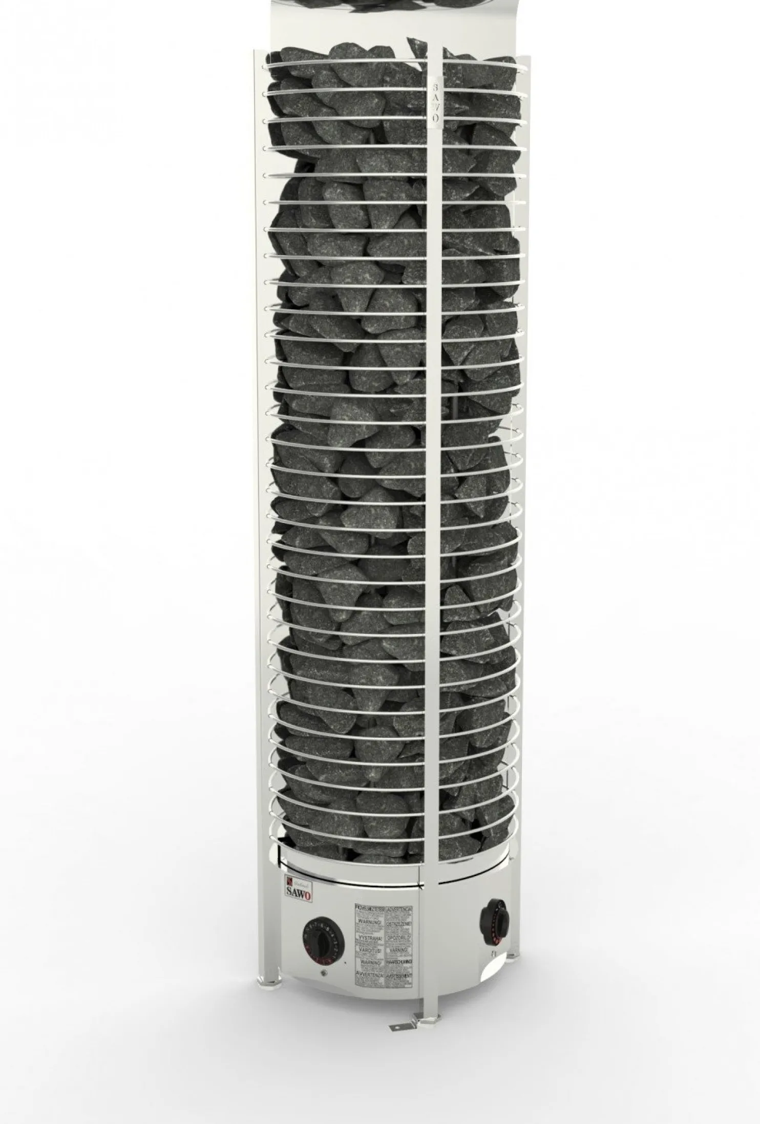 Sähkökiuas SAWO Wall Tower 6 kW 5-8 m³ kiinteä ohjauskeskus