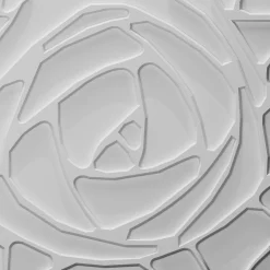 Sisustuslevy Mannerlaatta 3D Peony 500x500 mm