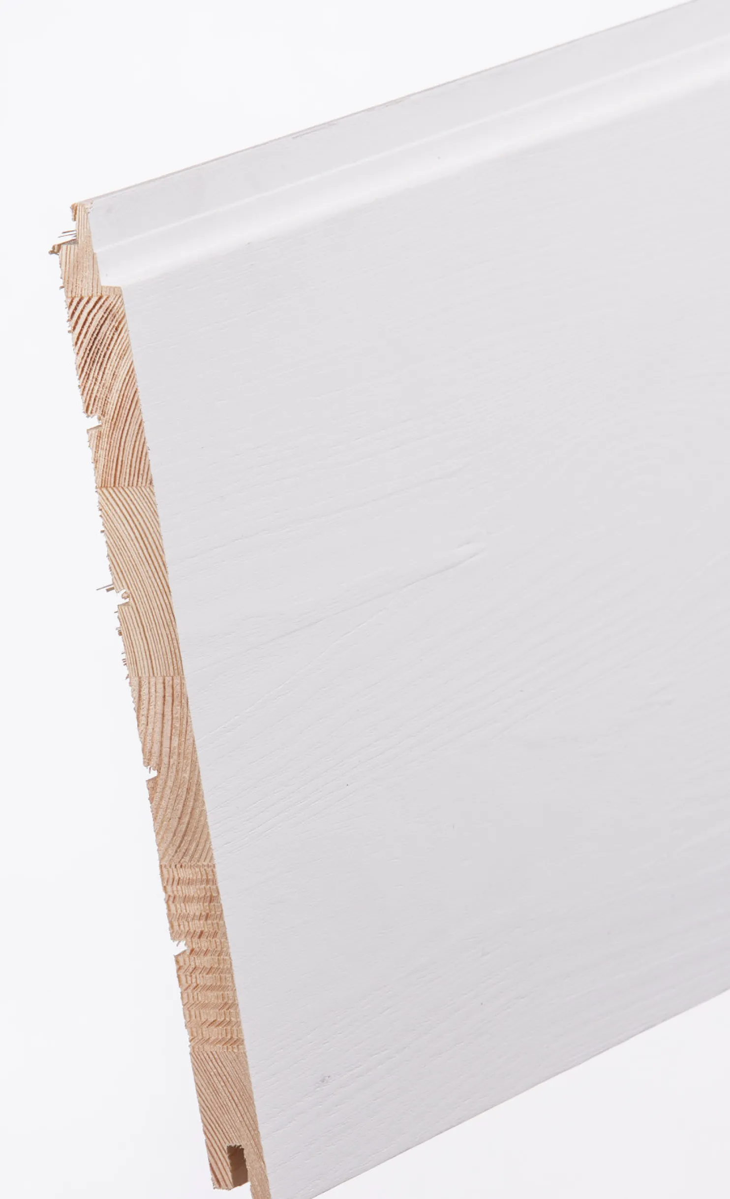 Sisustuspaneeli Aure Riihi STS 15x215x2500 mm mänty harjattu puhdas valkoinen