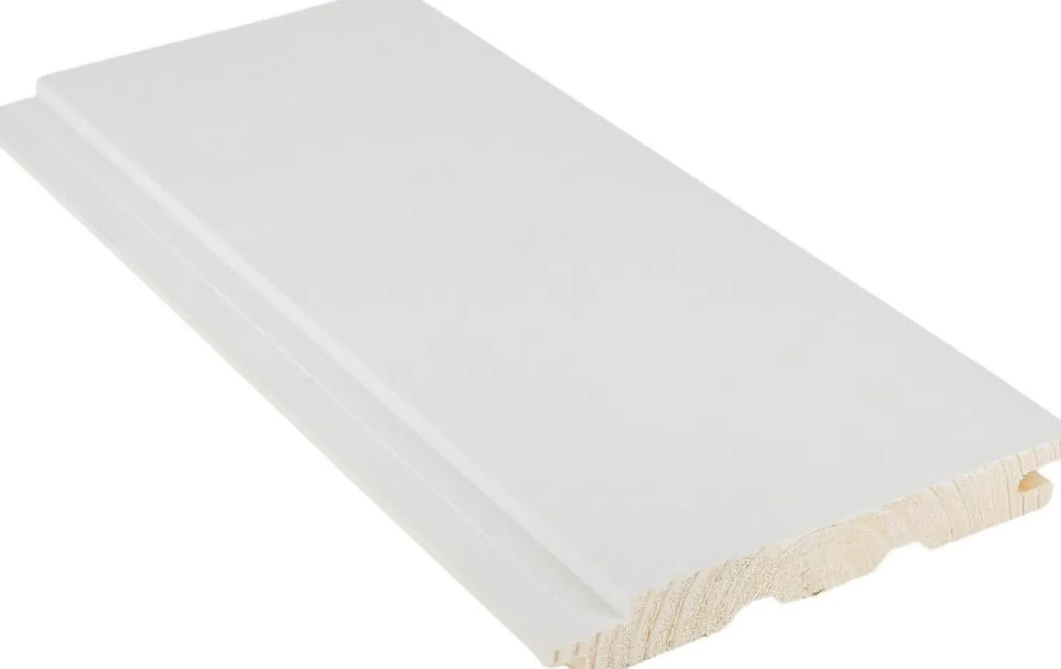 Sisustuspaneeli CENT STS3 15x120x2370 mm mänty harjattu valkoinen päätypontattu