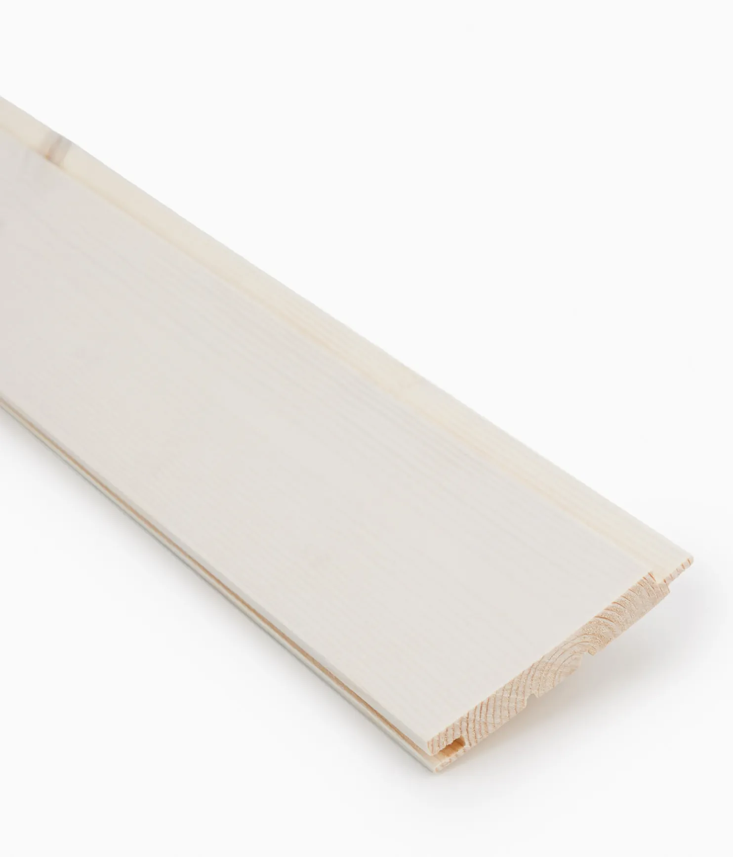 Sisustuspaneeli Jokiwood STS4 14x95x2100mm, mänty, valkolakattu, päätypontattu