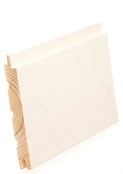 Sisustuspaneeli Lauta STS4, 14x120mm, kuusi, valkolakattu