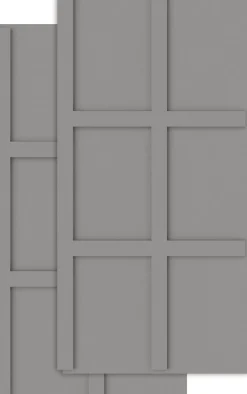 Sisustuspaneeli Lundbergs Herrgård 11x600x1220mm HDF 2kpl/pkt, eri värejä