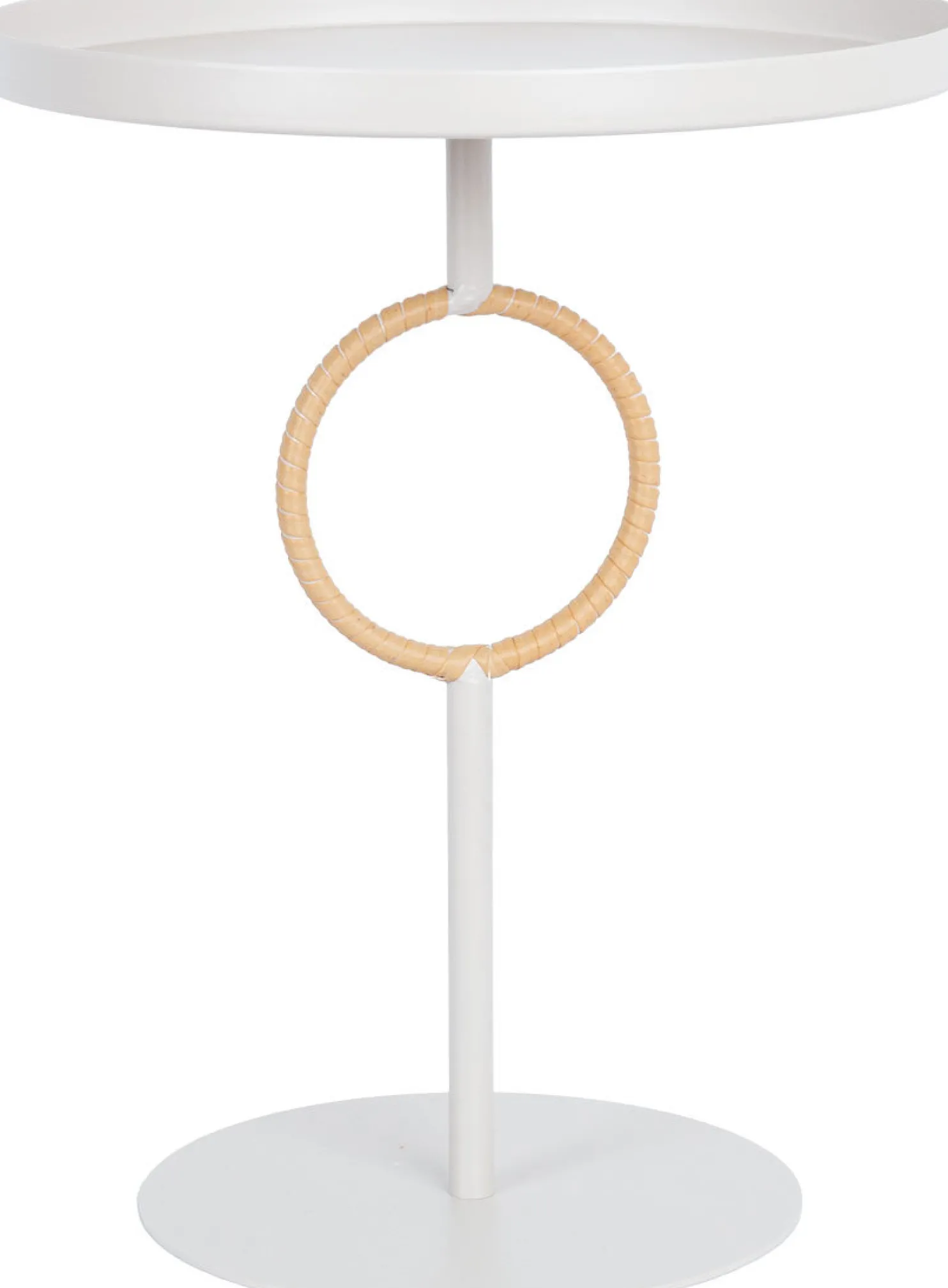Sivupöytä Home4You DEIA Ø40xK50,5 cm, lämpimänharmaa
