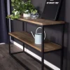 Sivupöytä Venture Home Rise tiikki/musta