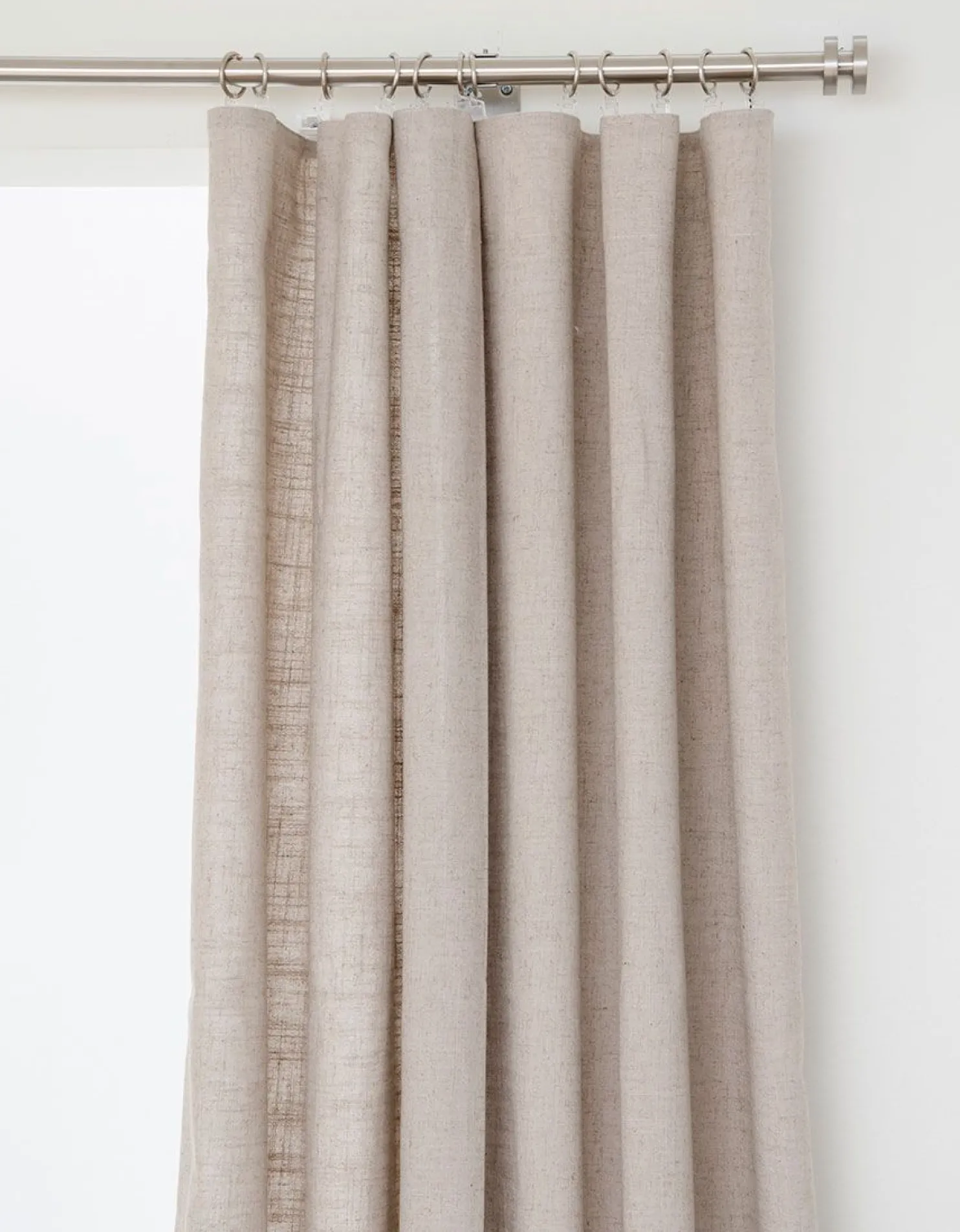 Sivuverho Hasta Lina beige 134x250 cm