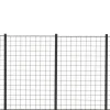 Säleikköpaneeli Hortus 4 kpl 150x100cm sis, tolpat musta