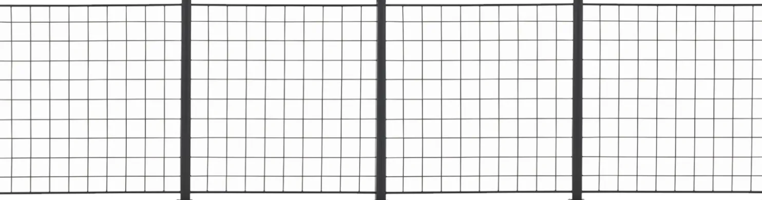 Säleikköpaneeli Hortus 4 kpl 100x100cm sis, tolpat musta