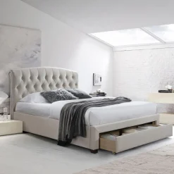 Sänky Home4You NATALIA patjalla HARMONY DUO SEASON 160x200 cm, beige