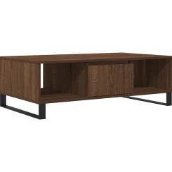 Sohvapöytä ruskea tammi 104x60x35 cm tekninen puu (27099)