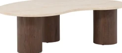 Sohvapöytä Venture Home Megg, 130x78cm, mocca