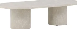Sohvapöytä Venture Home Narvik, 120x60cm, beige/marmori