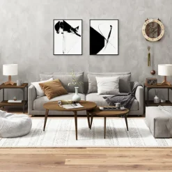 Sohvapöytä 40-100x40-50x35-40cm, eri kokoja ja värejä