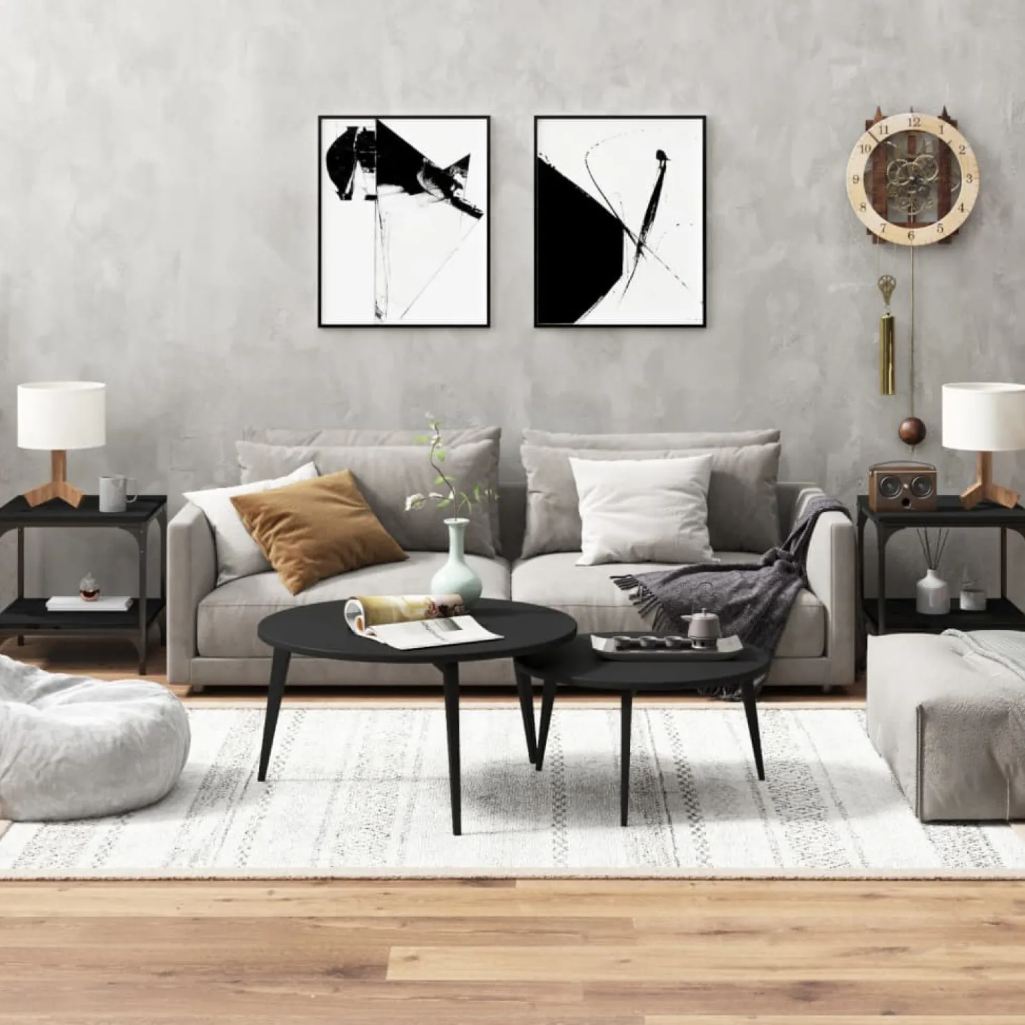 Sohvapöytä 40-100x40-50x35-40cm, eri kokoja ja värejä