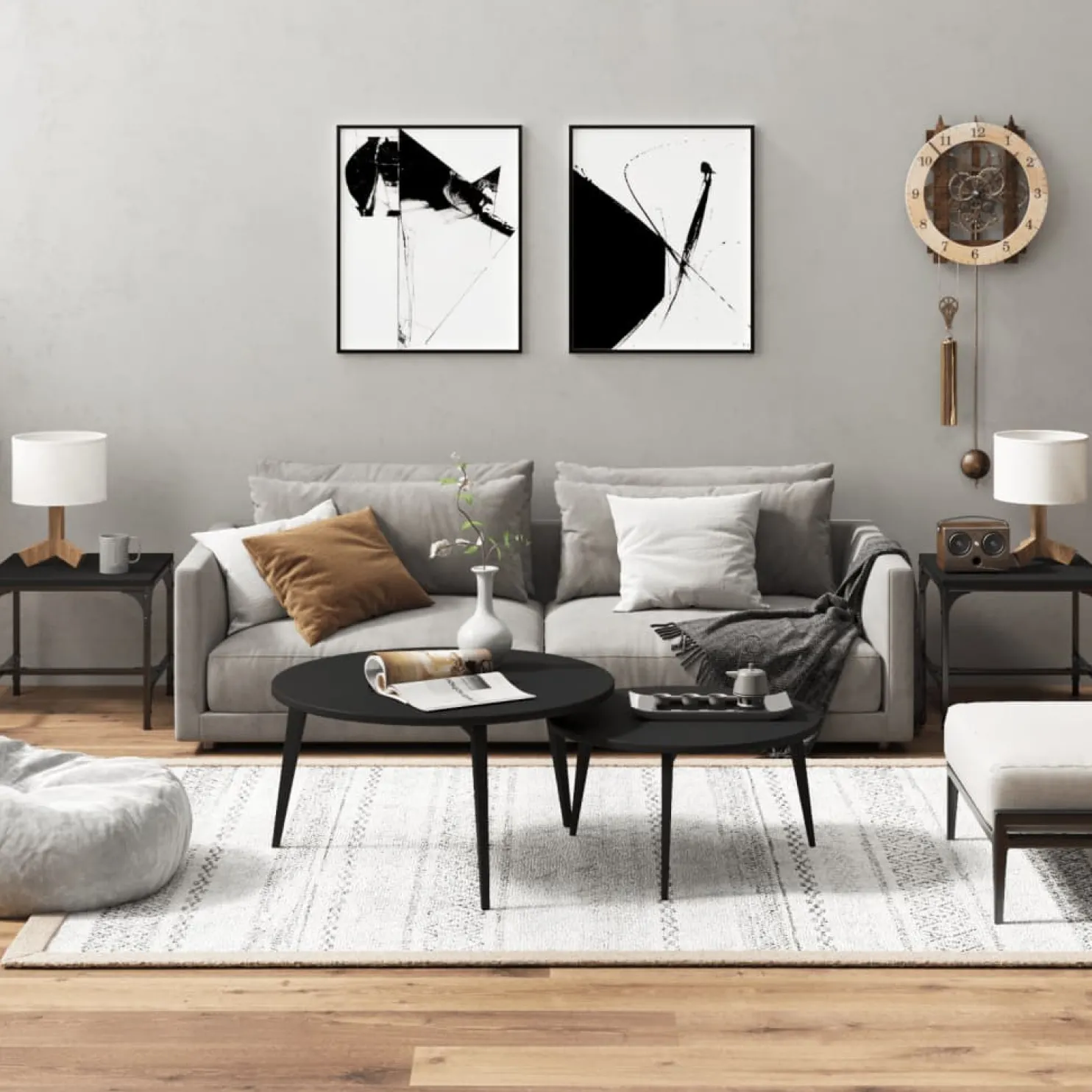 Sohvapöytä 40-100x40-50x35-40cm, eri kokoja ja värejä