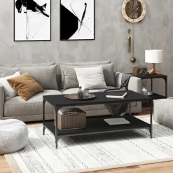 Sohvapöytä 40-100x40-50x35-40cm, eri kokoja ja värejä
