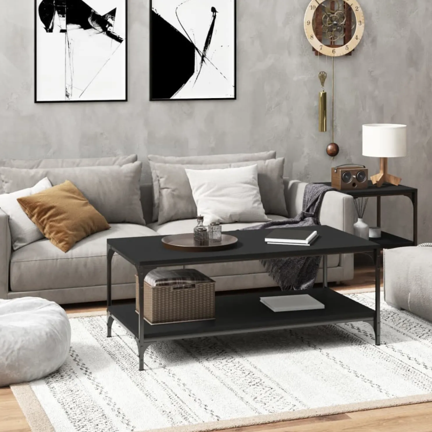 Sohvapöytä 40-100x40-50x35-40cm, eri kokoja ja värejä