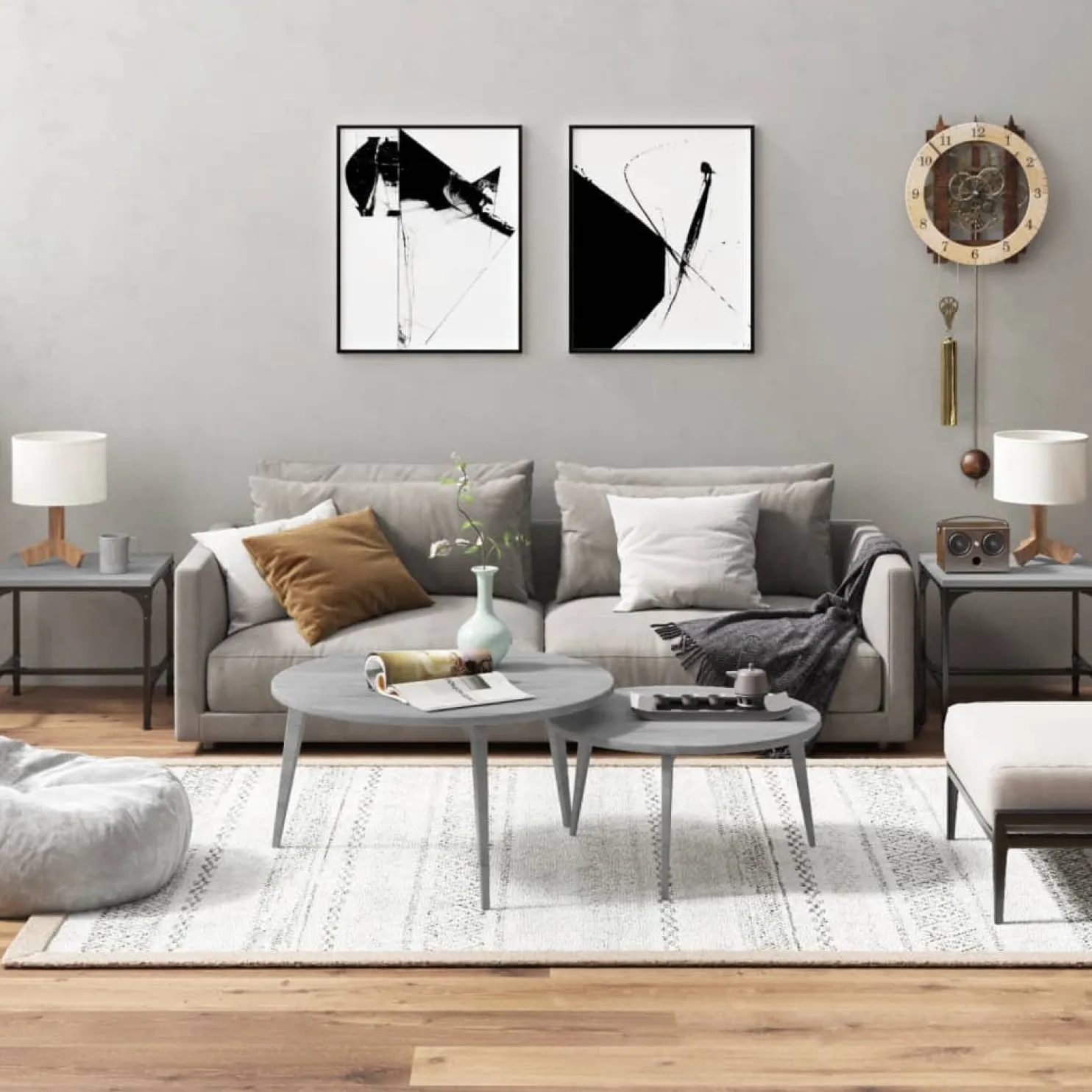 Sohvapöytä 40-100x40-50x35-40cm, eri kokoja ja värejä