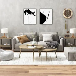 Sohvapöytä 40-100x40-50x35-40cm, eri kokoja ja värejä