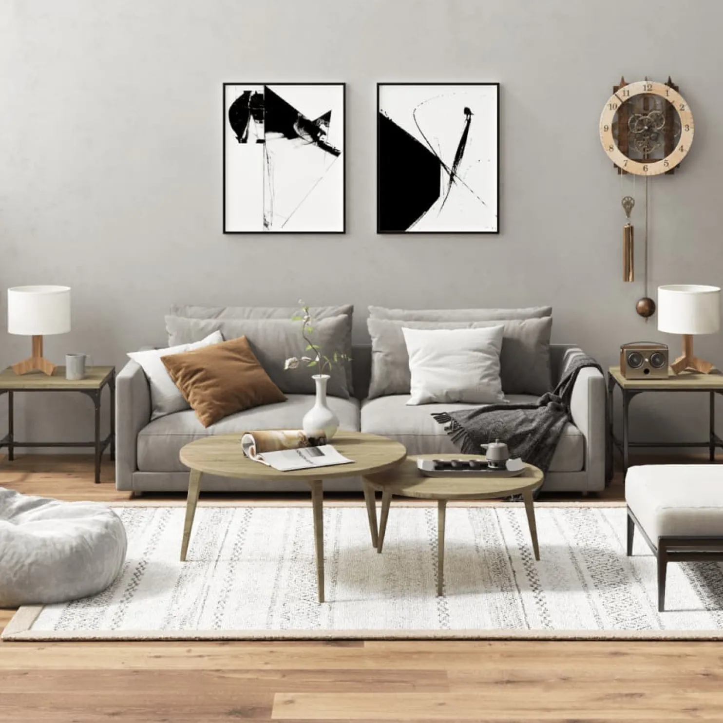 Sohvapöytä 40-100x40-50x35-40cm, eri kokoja ja värejä