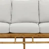 Sohva Venture Home Cane 3:n istuttava bambu/harmaa