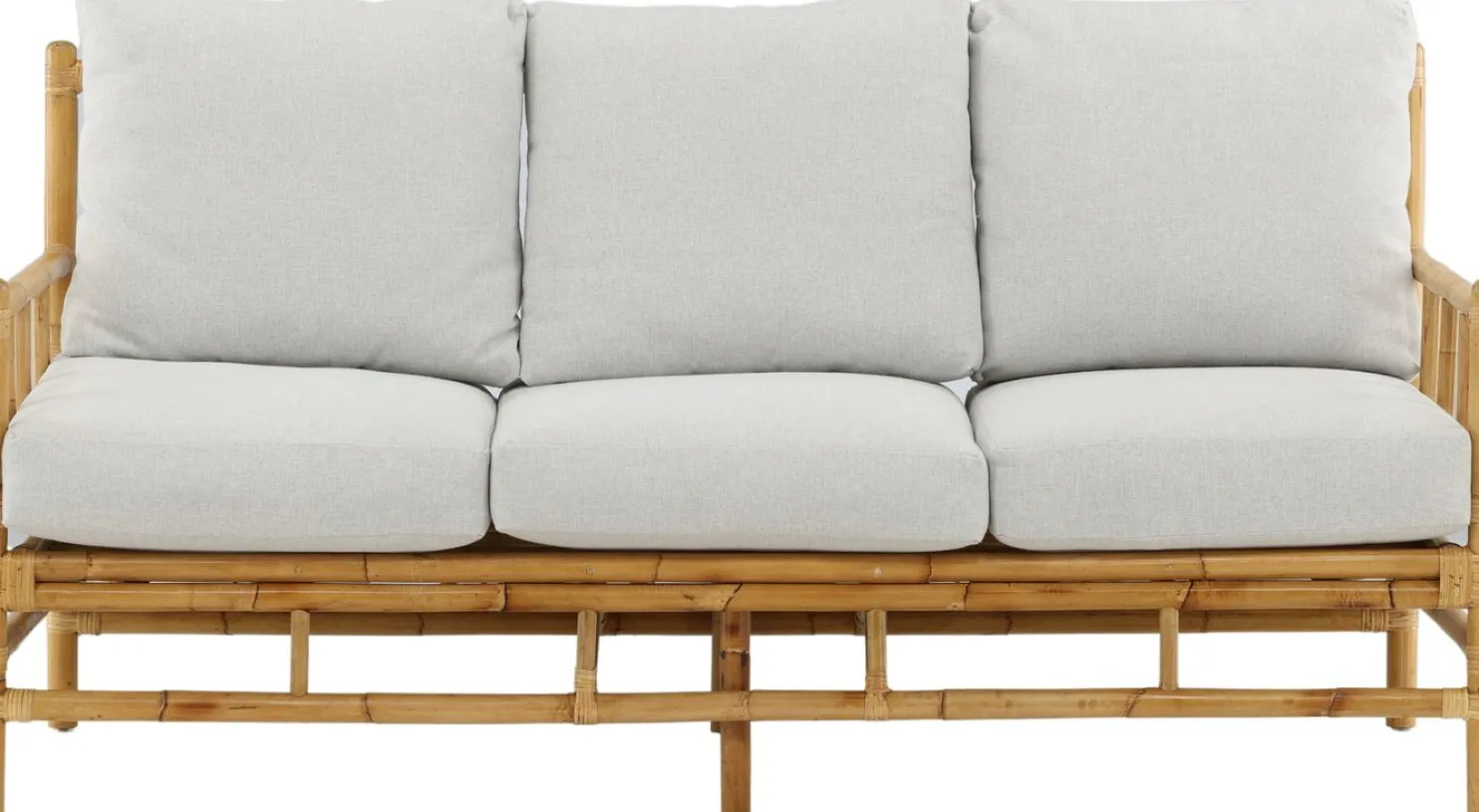 Sohva Venture Home Cane 3:n istuttava bambu/harmaa